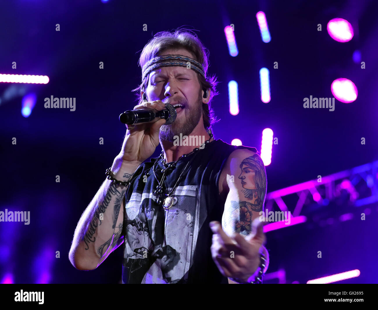 016 MA Music Festival - Jour 3 - Performances Avec : Brian Kelley Où : Nashville, Tennessee, United States Quand : 11 Juin 2016 Banque D'Images