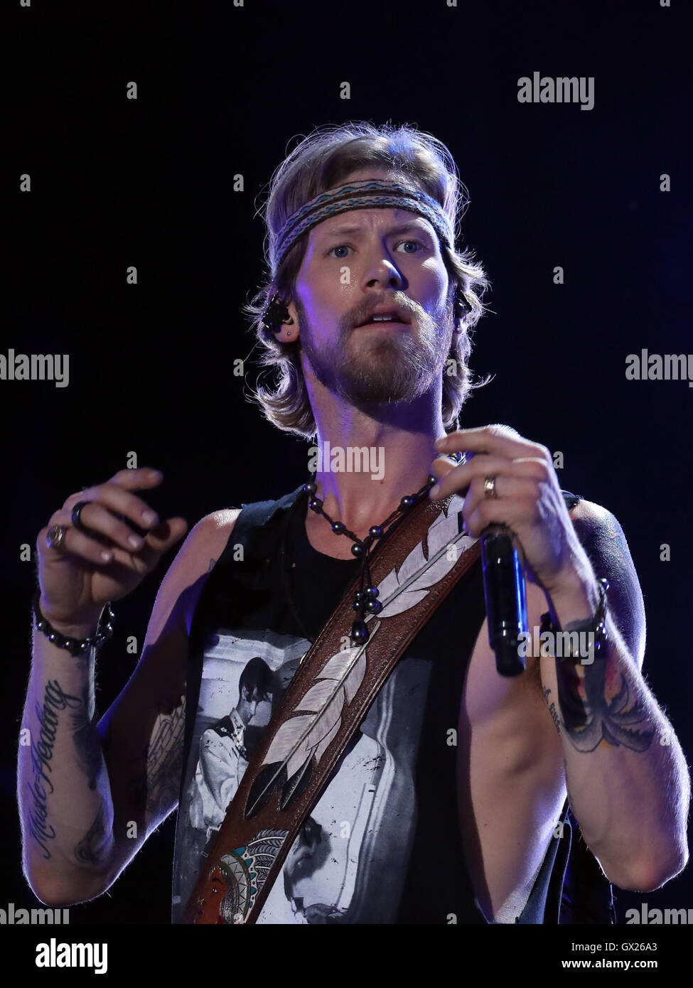 016 MA Music Festival - Jour 3 - Performances Avec : Brian Kelley Où : Nashville, Tennessee, United States Quand : 11 Juin 2016 Banque D'Images