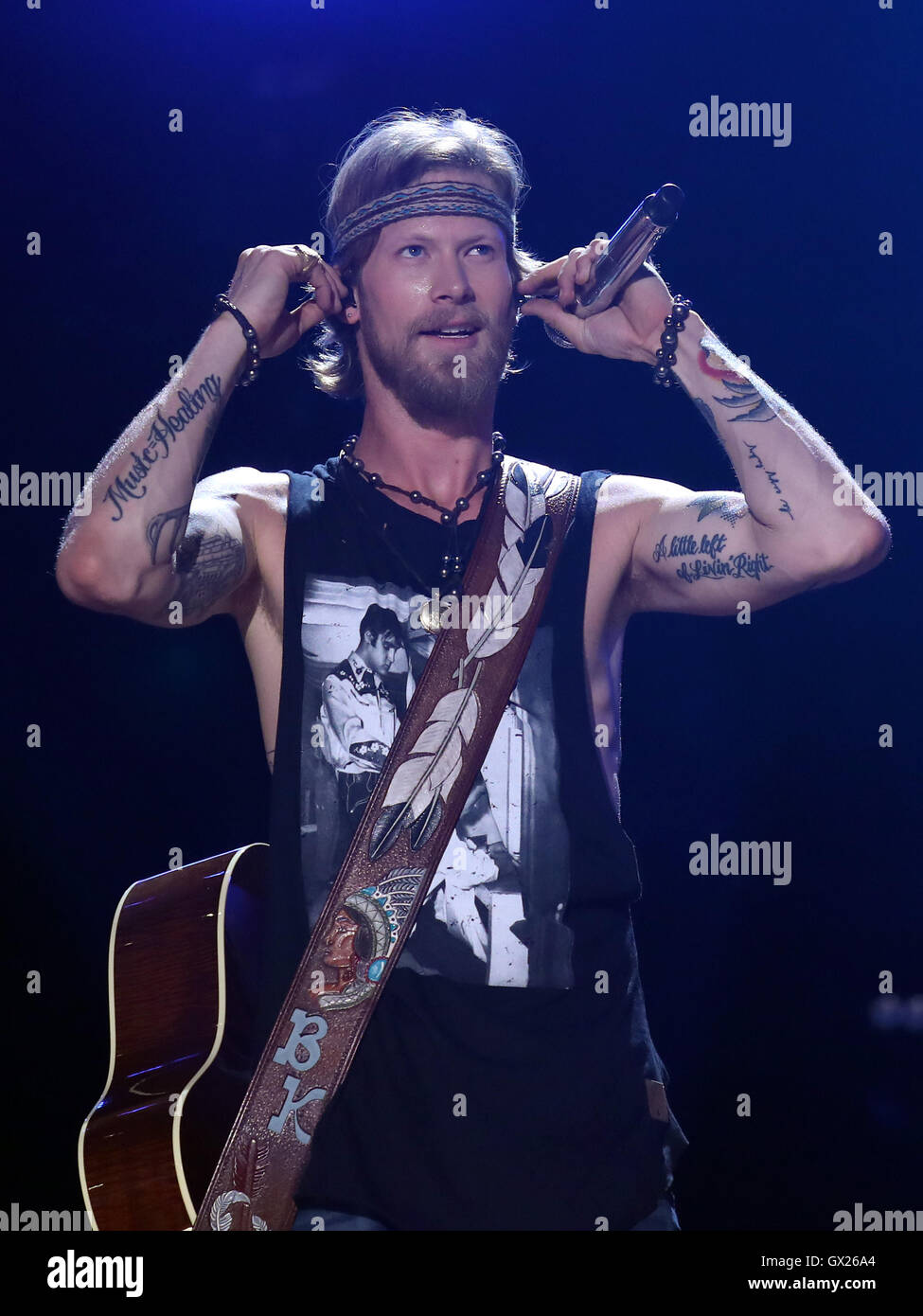 016 MA Music Festival - Jour 3 - Performances Avec : Brian Kelley Où : Nashville, Tennessee, United States Quand : 11 Juin 2016 Banque D'Images