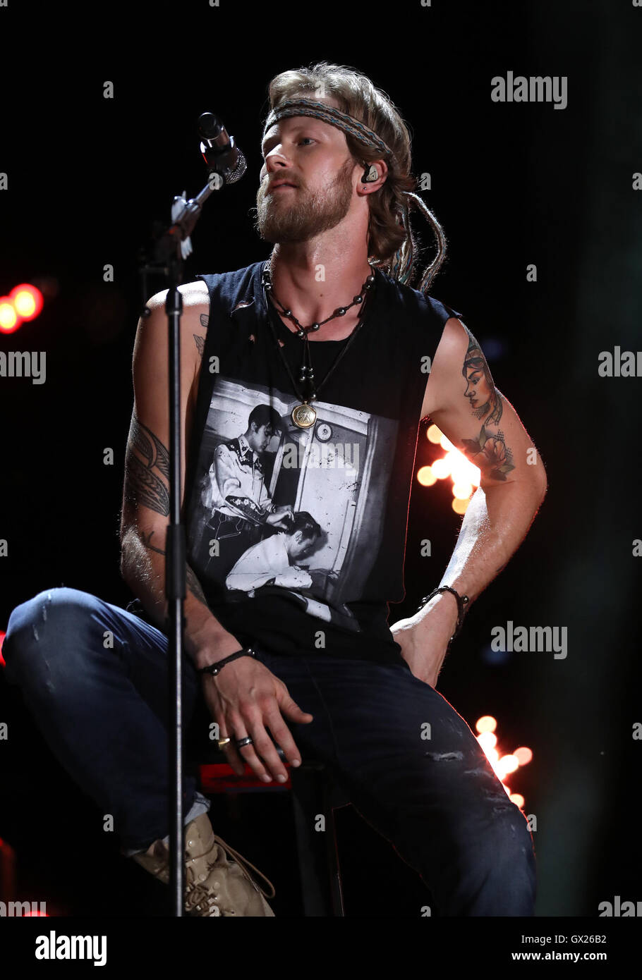 016 MA Music Festival - Jour 3 - Performances Avec : Brian Kelley Où : Nashville, Tennessee, United States Quand : 11 Juin 2016 Banque D'Images
