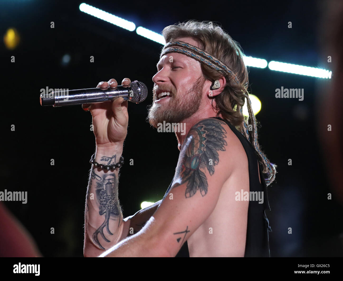016 MA Music Festival - Jour 3 - Performances Avec : Brian Kelley Où : Nashville, Tennessee, United States Quand : 11 Juin 2016 Banque D'Images