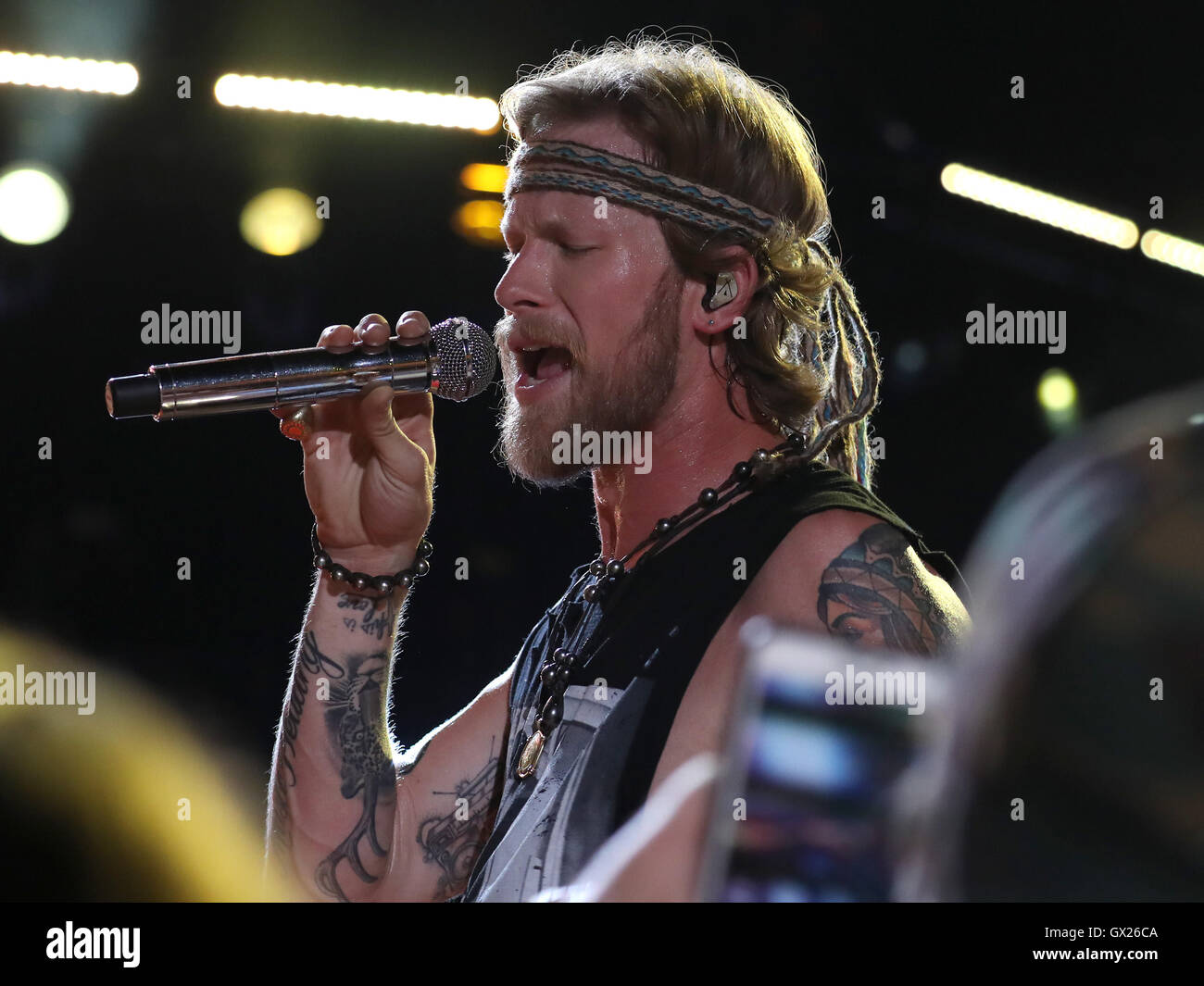 016 MA Music Festival - Jour 3 - Performances Avec : Brian Kelley Où : Nashville, Tennessee, United States Quand : 11 Juin 2016 Banque D'Images