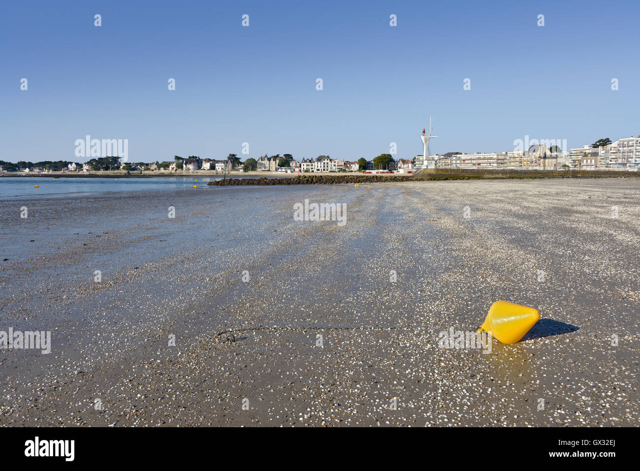 Plage de La Baule Escoublac en France Banque D'Images