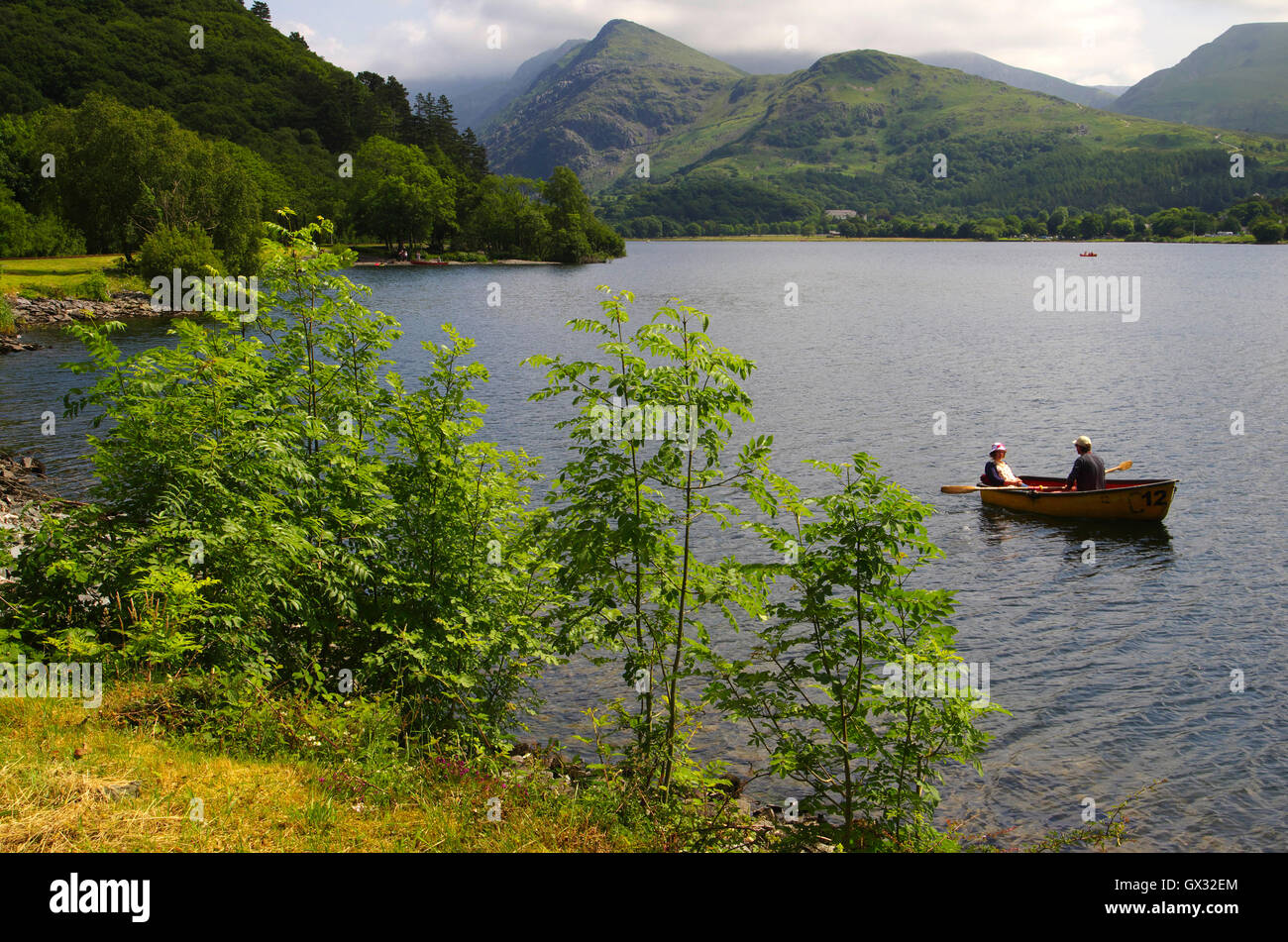 Lac Padarn, galles, Banque D'Images