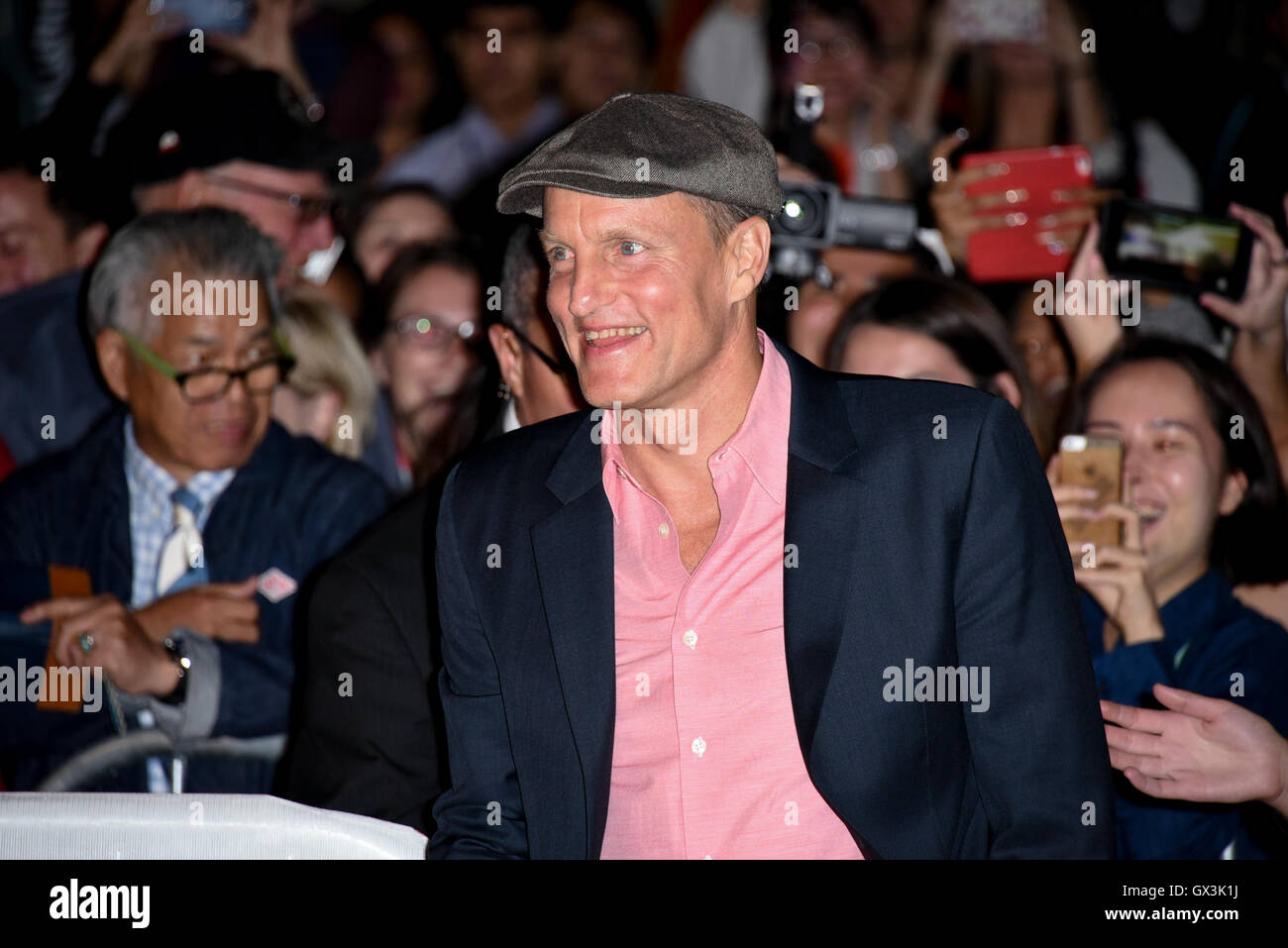 Toronto, Ontario, Canada. 15 Sep, 2016. L'acteur Woody Harrelson assiste à la "LBJ" pendant la premiere 2016 Toronto International Film Festival, au Roy Thomson Hall le 15 septembre 2016 à Toronto, Canada Crédit : Igor/Vidyashev ZUMA Wire/Alamy Live News Banque D'Images