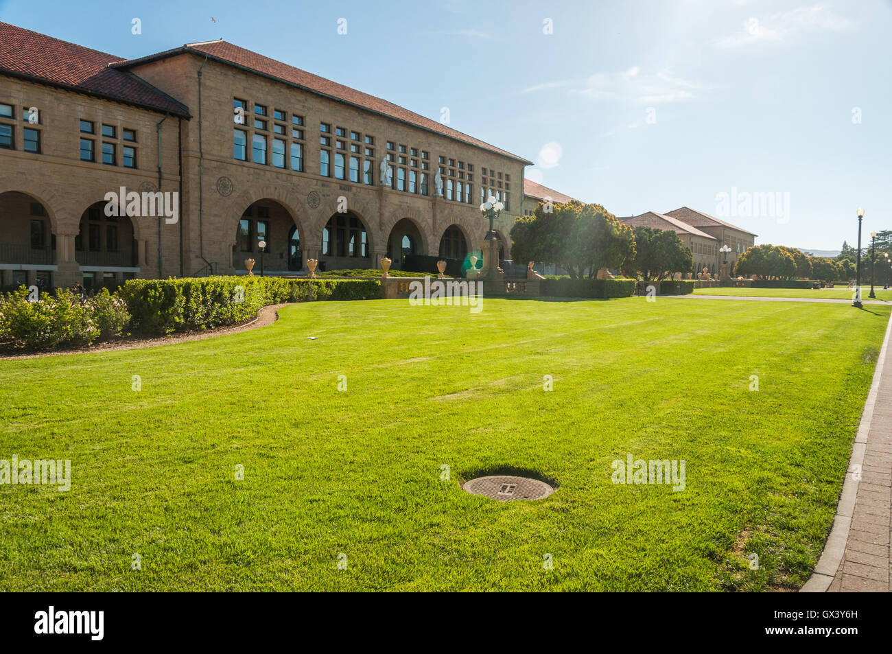 Campus de l'Université de Stanford à Palo Alto, Californie Banque D'Images