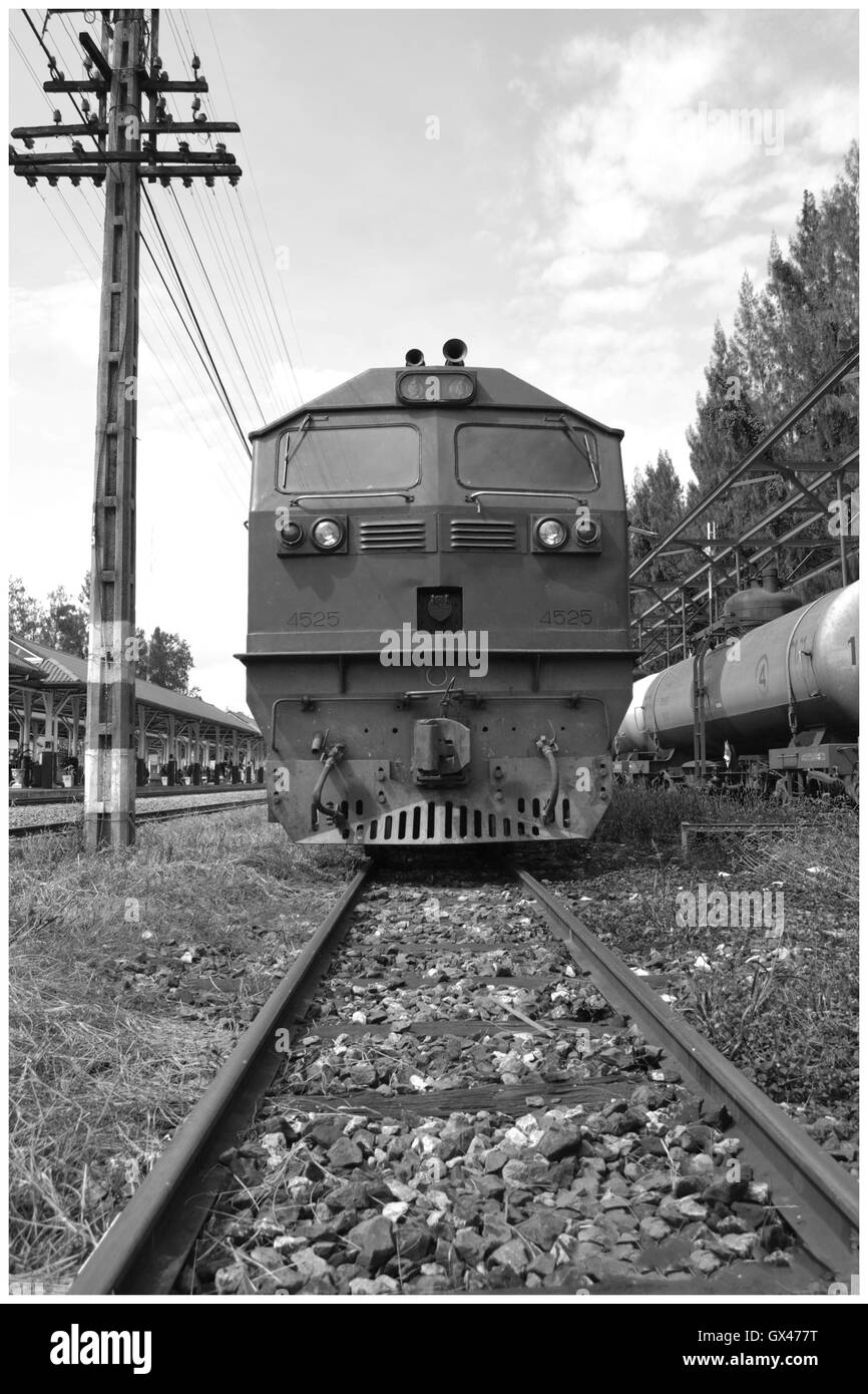 Vieux train Banque D'Images