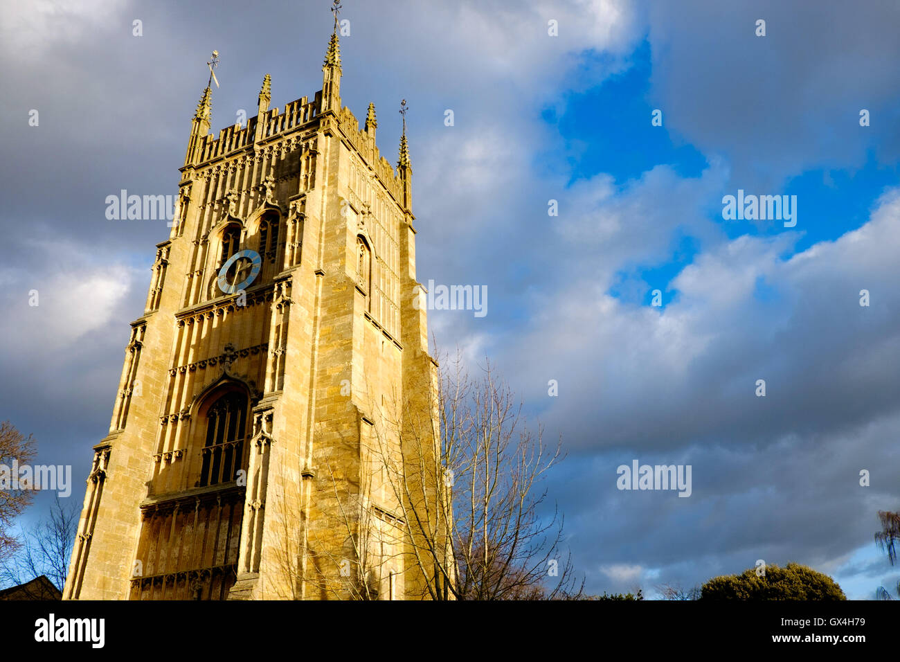 Église All Saints à Evesham, Angleterre Banque D'Images
