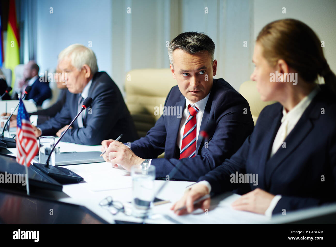 Réunion du comité Banque D'Images