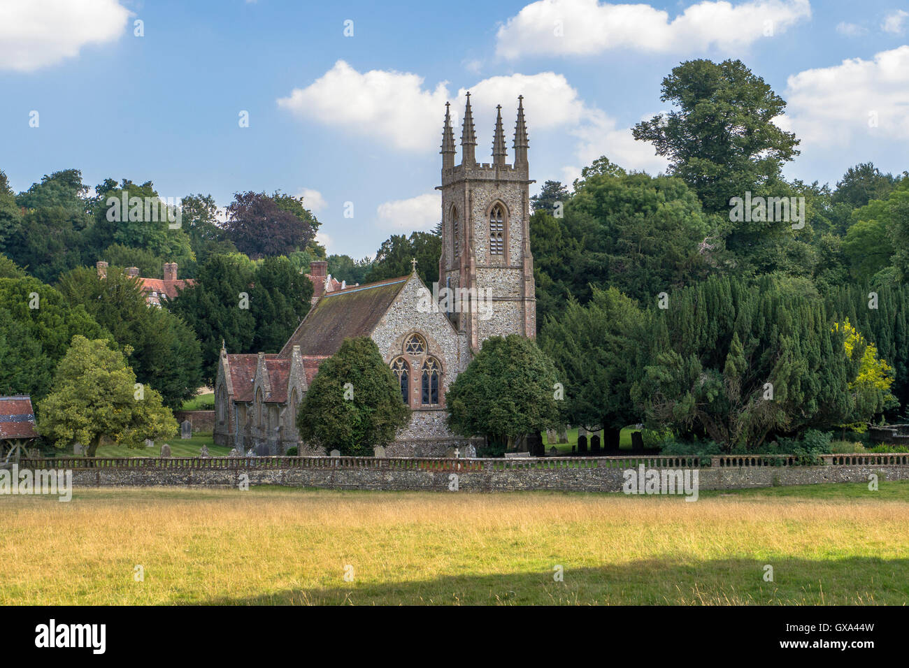 St Nicholas Church ,Chawton, Hampshire. Banque D'Images