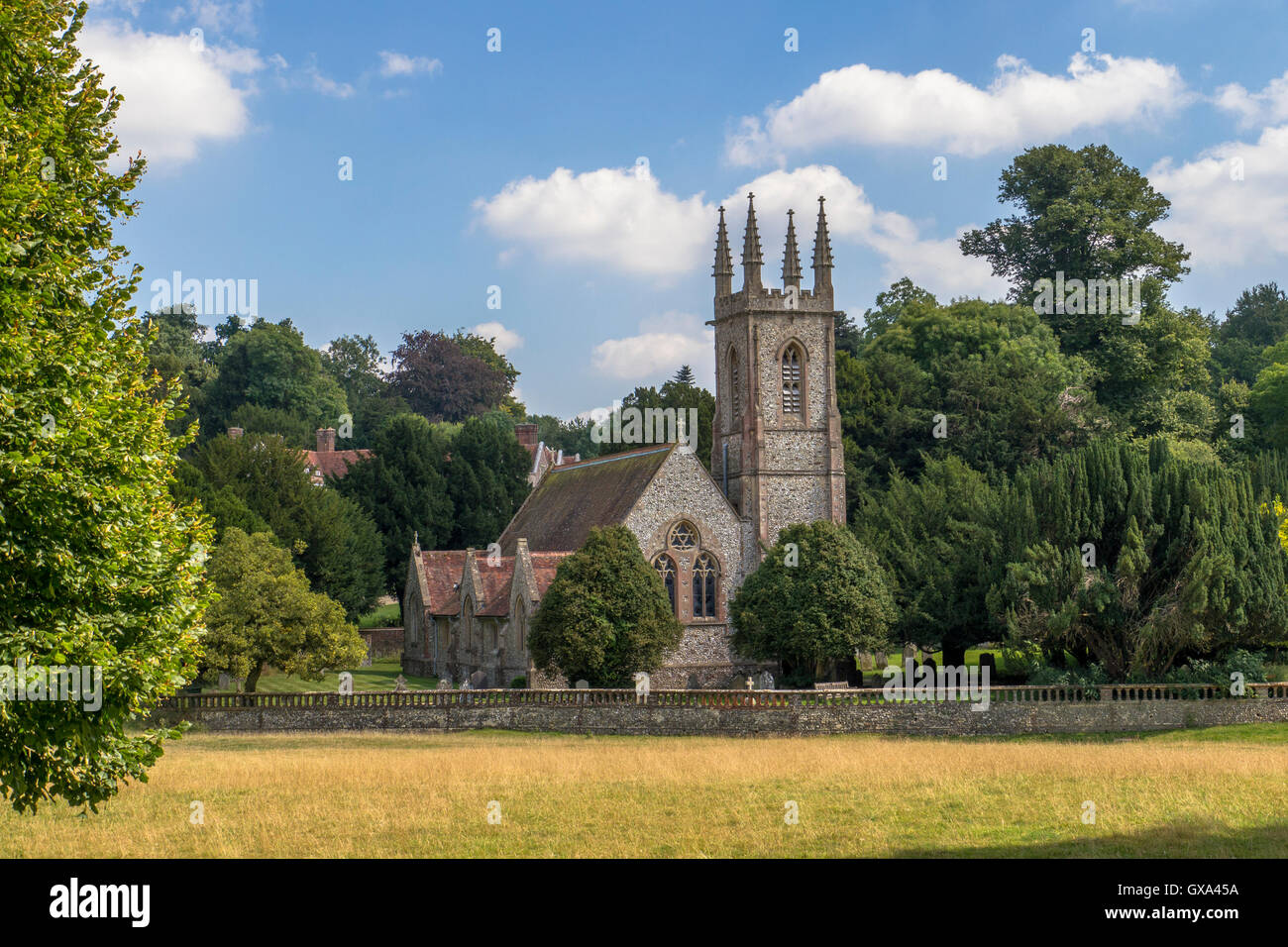 St Nicholas Church ,Chawton, Hampshire. Banque D'Images