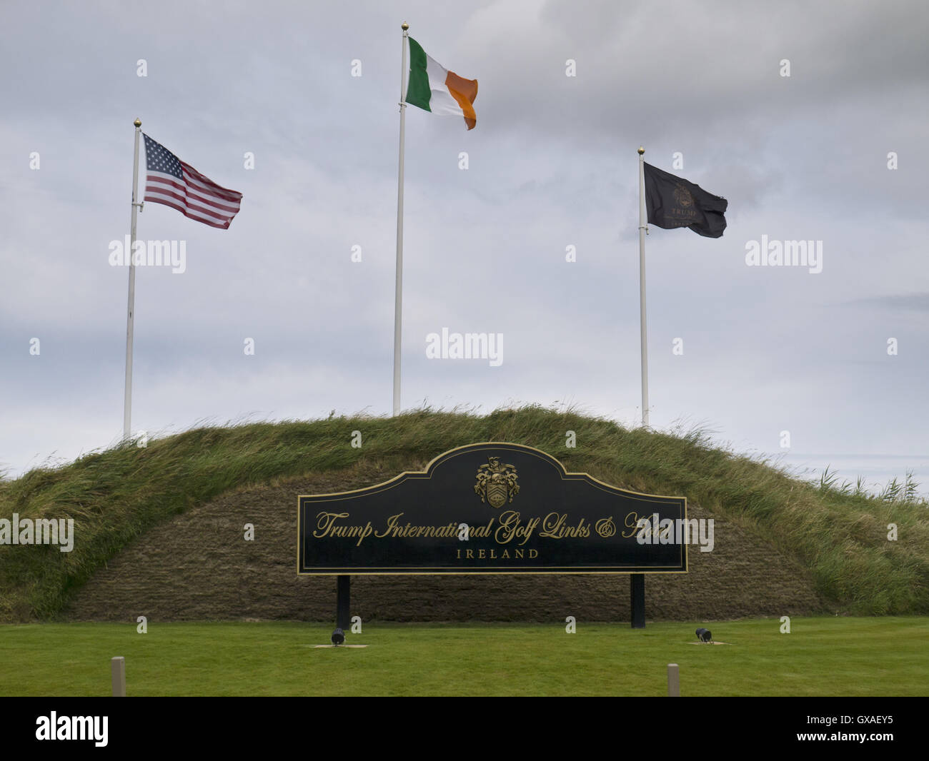 Parcours de golf de Doonbeg, Irlande Banque D'Images