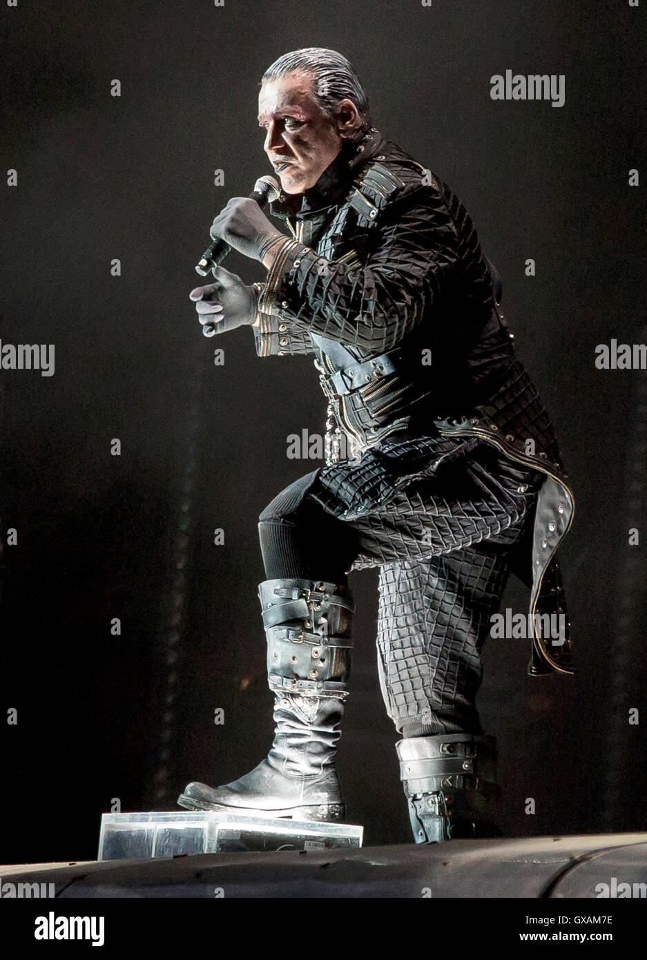 Bråvalla Festival - Jour 1 - Performances Avec : Till Lindemann, Rammstein Où : Norrkoping, Suède Quand : 30 Oct 2016 Banque D'Images