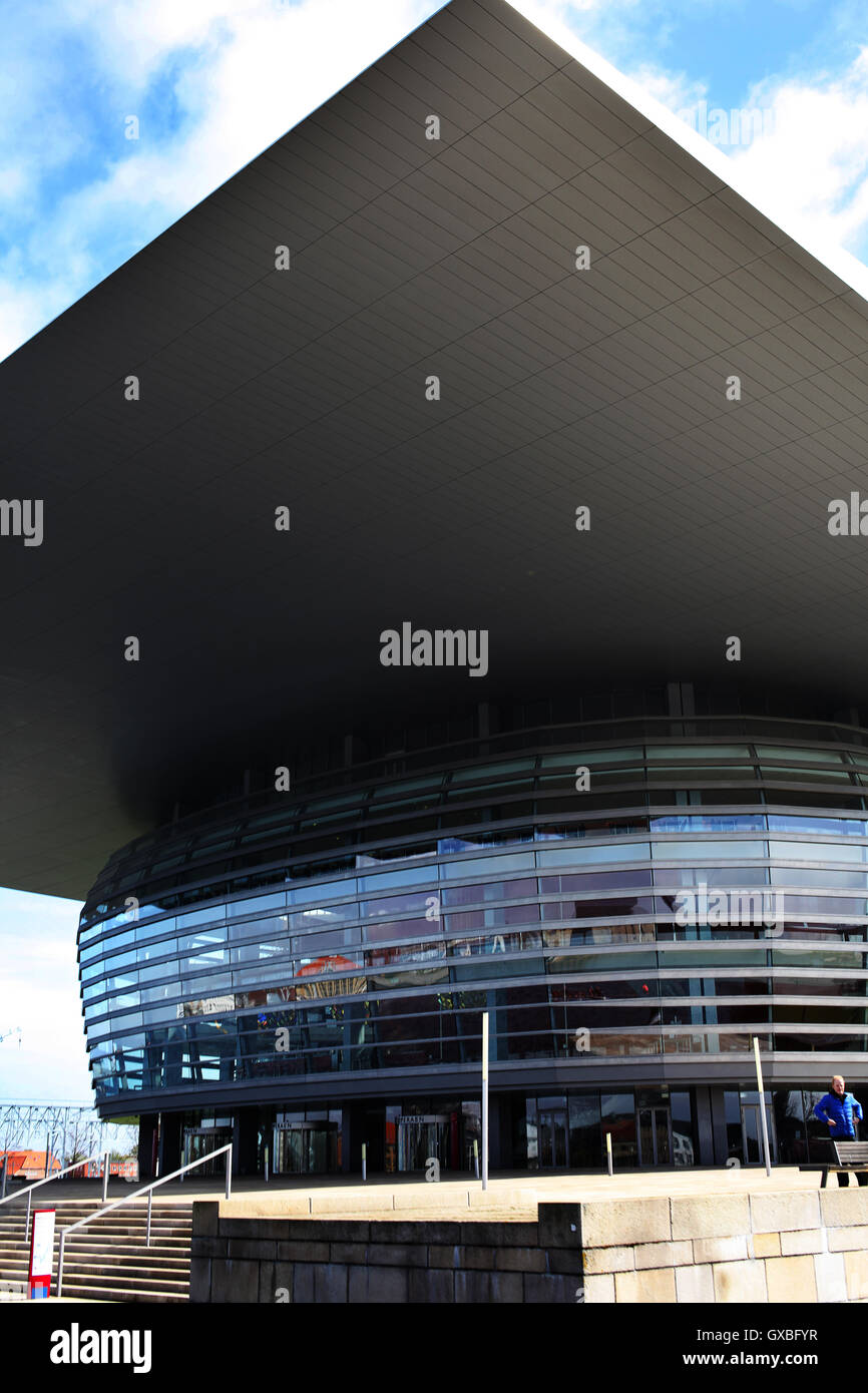 L'architecte Henning Larsen. L'Opéra de Copenhague. Banque D'Images