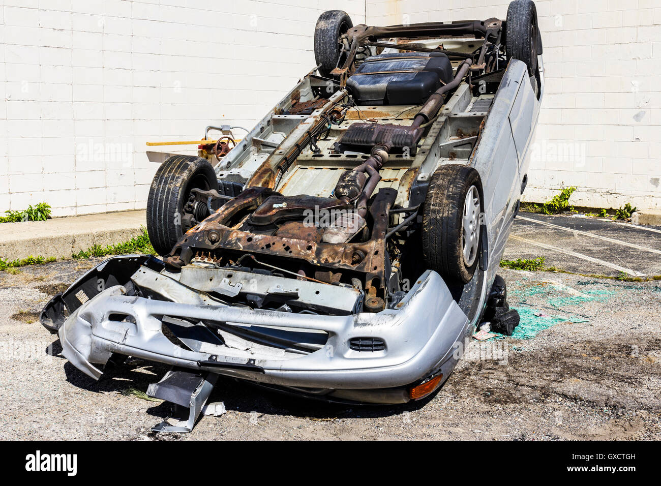 Indianapolis - Circa 30 Septembre 2016 : vus s'automobile après un accident en état d'ébriété II Banque D'Images