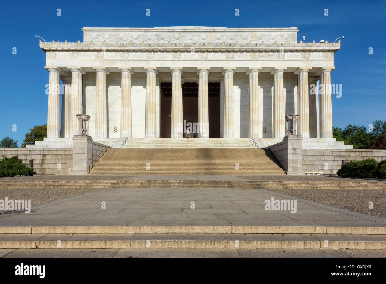 Le Lincoln Memorial à tôt le matin, à Washington, DC Banque D'Images
