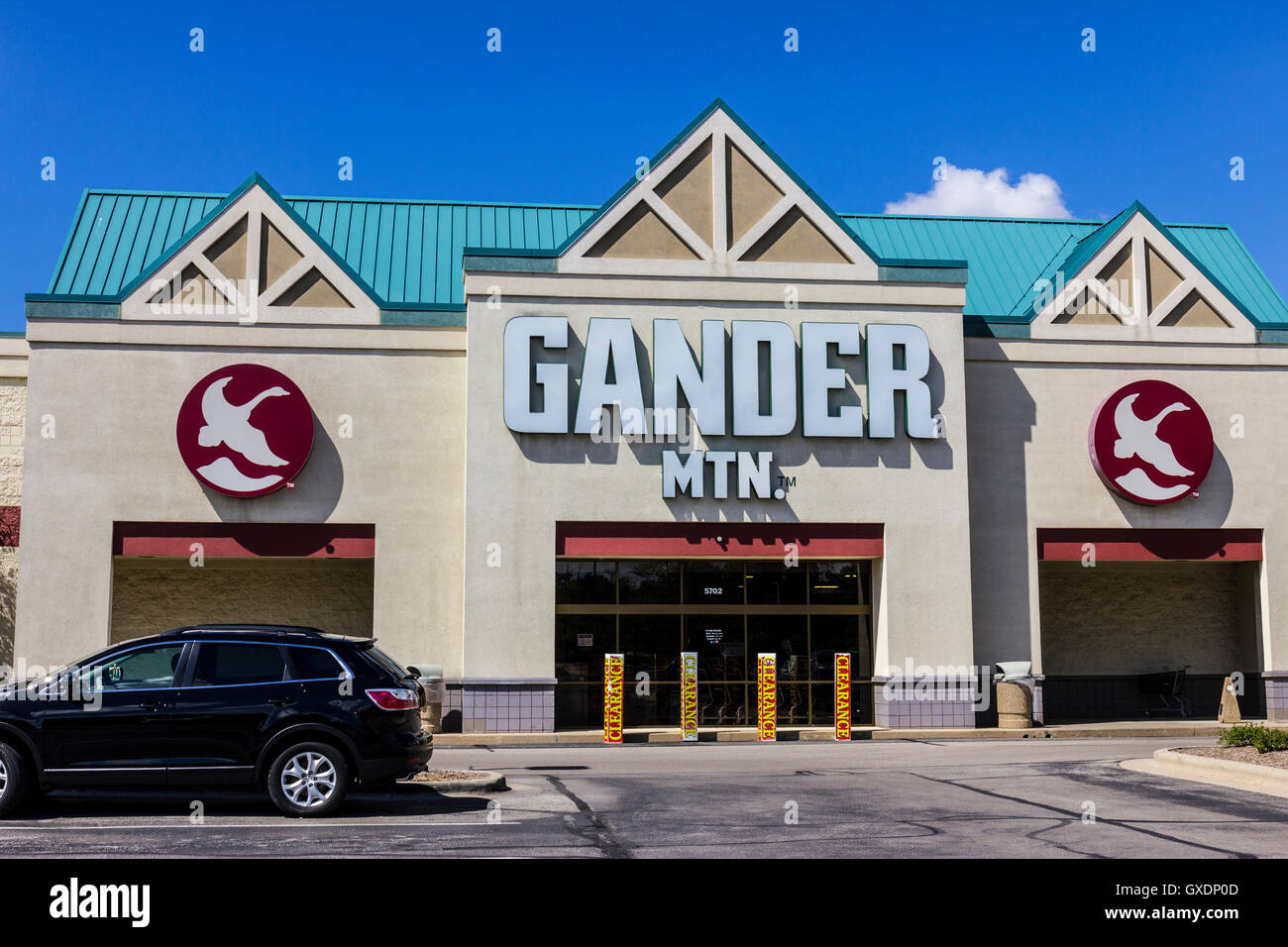 Indianapolis - Circa 30 Septembre 2016 : Gander Mountain Emplacement Centre Commercial de vente au détail. Gander Mountain est une Omni-Chan Banque D'Images