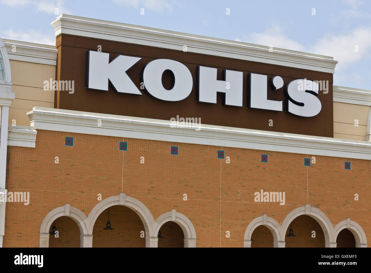 Indianapolis - Circa Mai 2016 : Kohl's Store. Kohl's exploite plus de 1 100 magasins discount III Banque D'Images