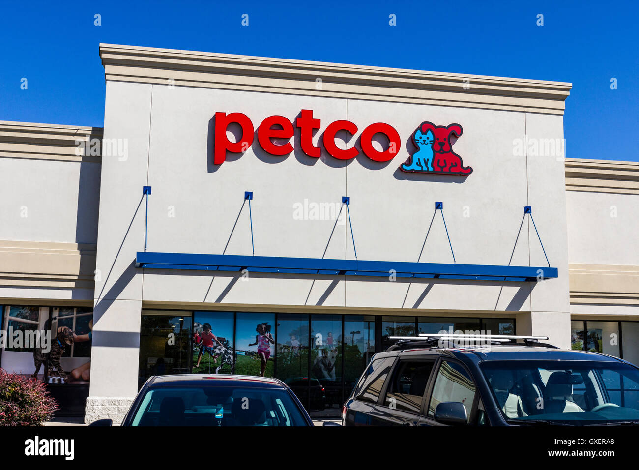 Indianapolis - Circa 30 Septembre 2016 : la bande de détail de fournitures d'animaux Petco Mall II Banque D'Images