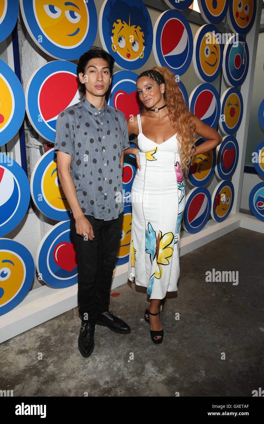 Pepsi présente exposition interactive intitulée "L'amour : à partir de la grotte pour clavier' sur monde jour Emoji comprend : Lion Babe, Jillian Hervey, Lucas Goodman Où : New York, New York, United States Quand : 15 Juil 2016 Banque D'Images