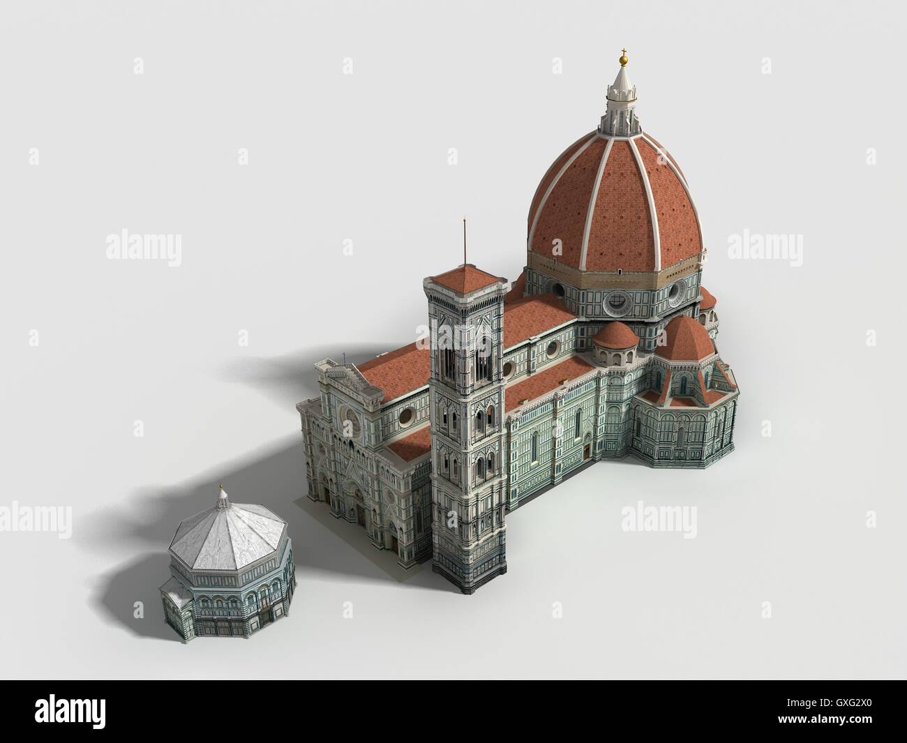 La cathédrale de Florence 8 Banque D'Images