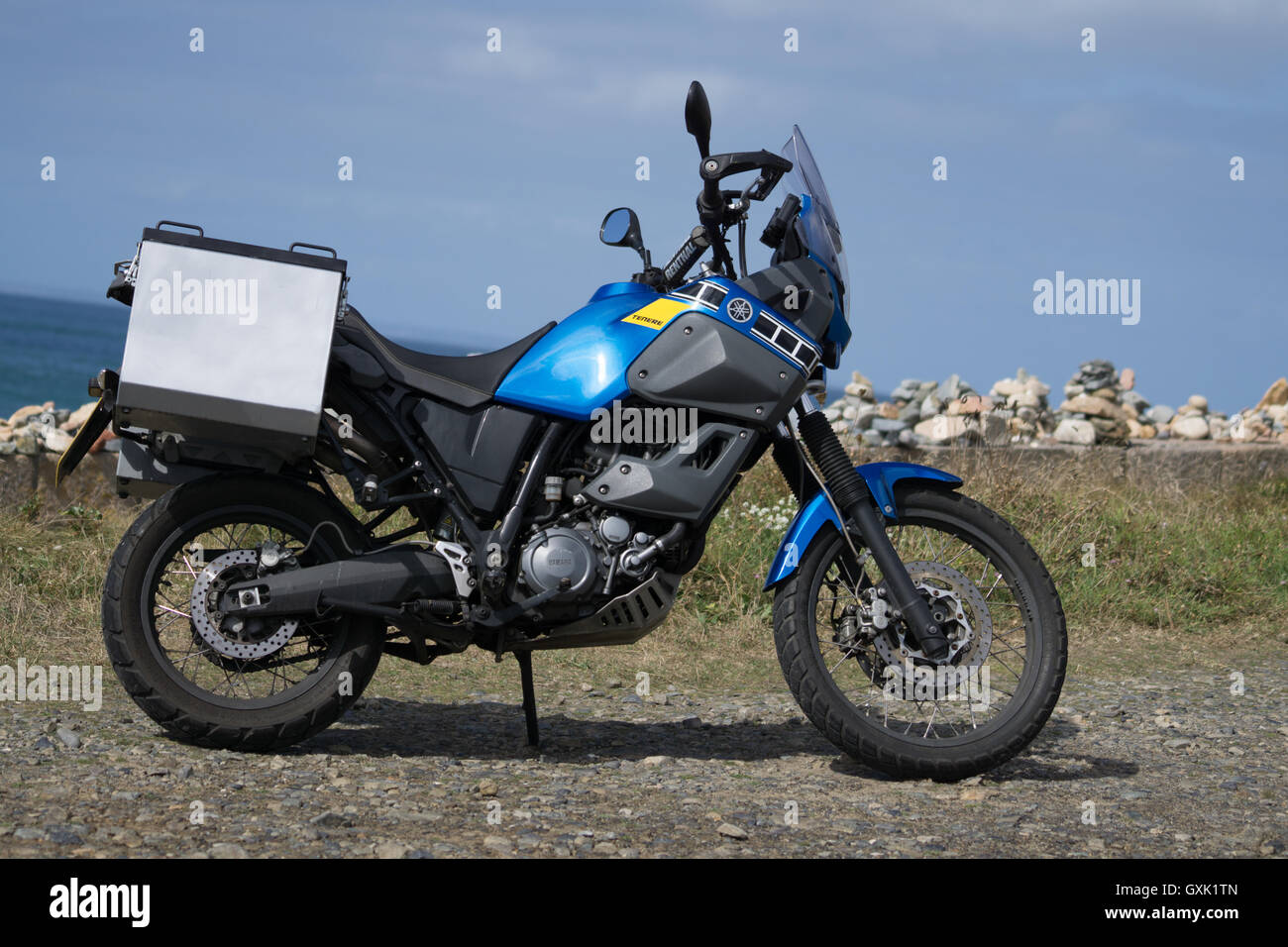 2009 YAMAHA XT660Z Ténéré motorcycle Banque D'Images