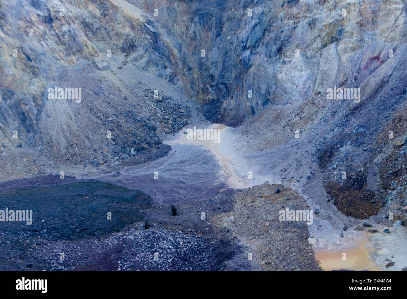 Sommet du Mont Agung Bali Indonésie volcan Banque D'Images