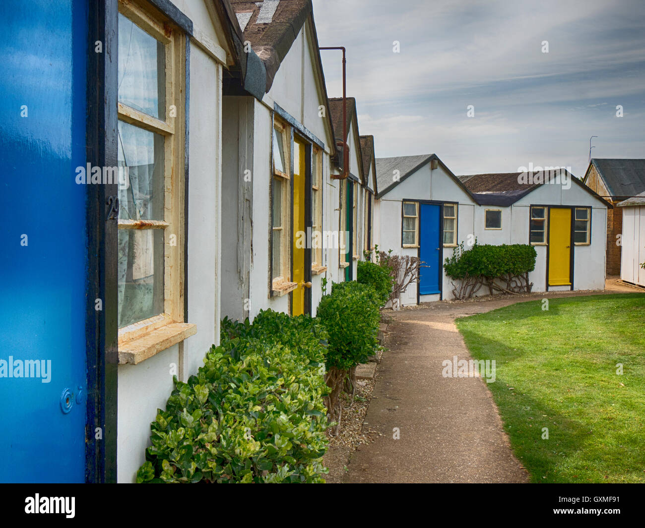 Gîtes et chambres d'abris désaffectés, la Localité Île de Wight uk Banque D'Images