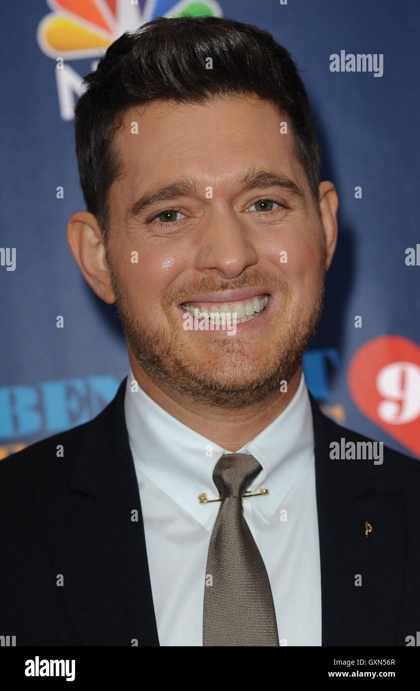 New York, NY, USA. 15 Sep, 2016. Michael Bublé aux arrivées pour Tony Bennett célèbre 90 : Le meilleur est à venir les concerts, Radio City Music Hall, New York, NY Le 15 septembre, 2016. Credit : Kristin Callahan/Everett Collection/Alamy Live News Banque D'Images