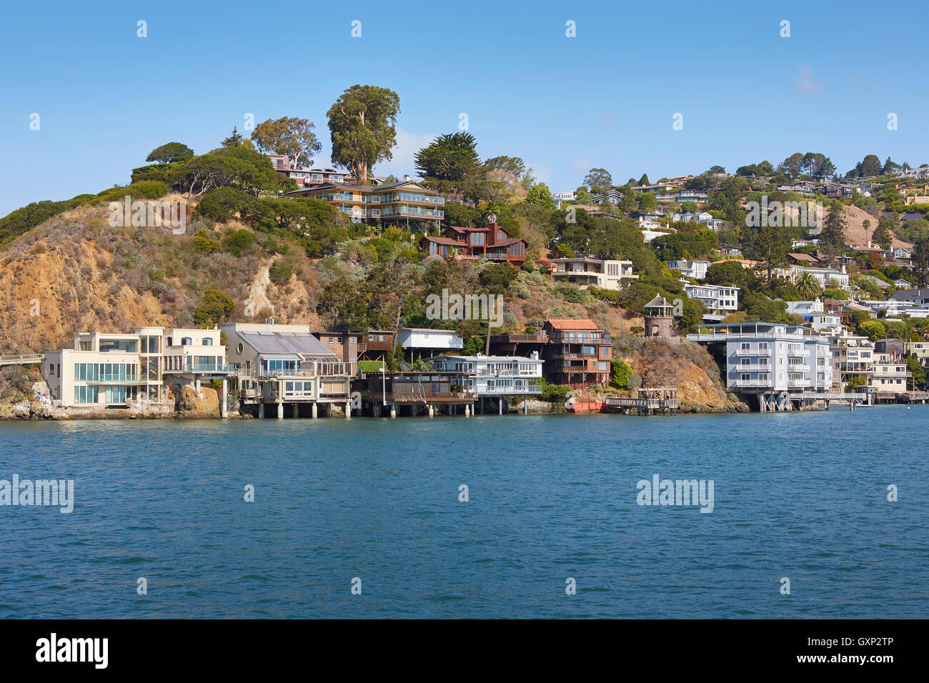 Tiburon Waterfront. Banque D'Images