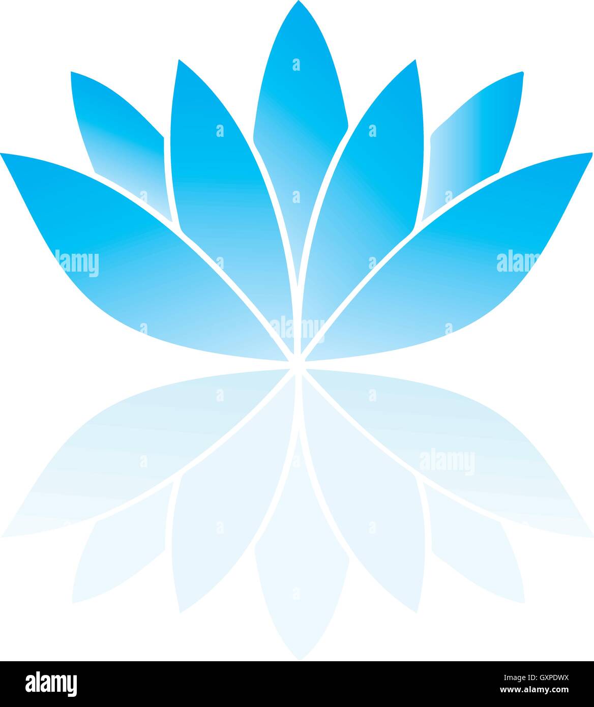 Vector fleur de lotus Illustration de Vecteur