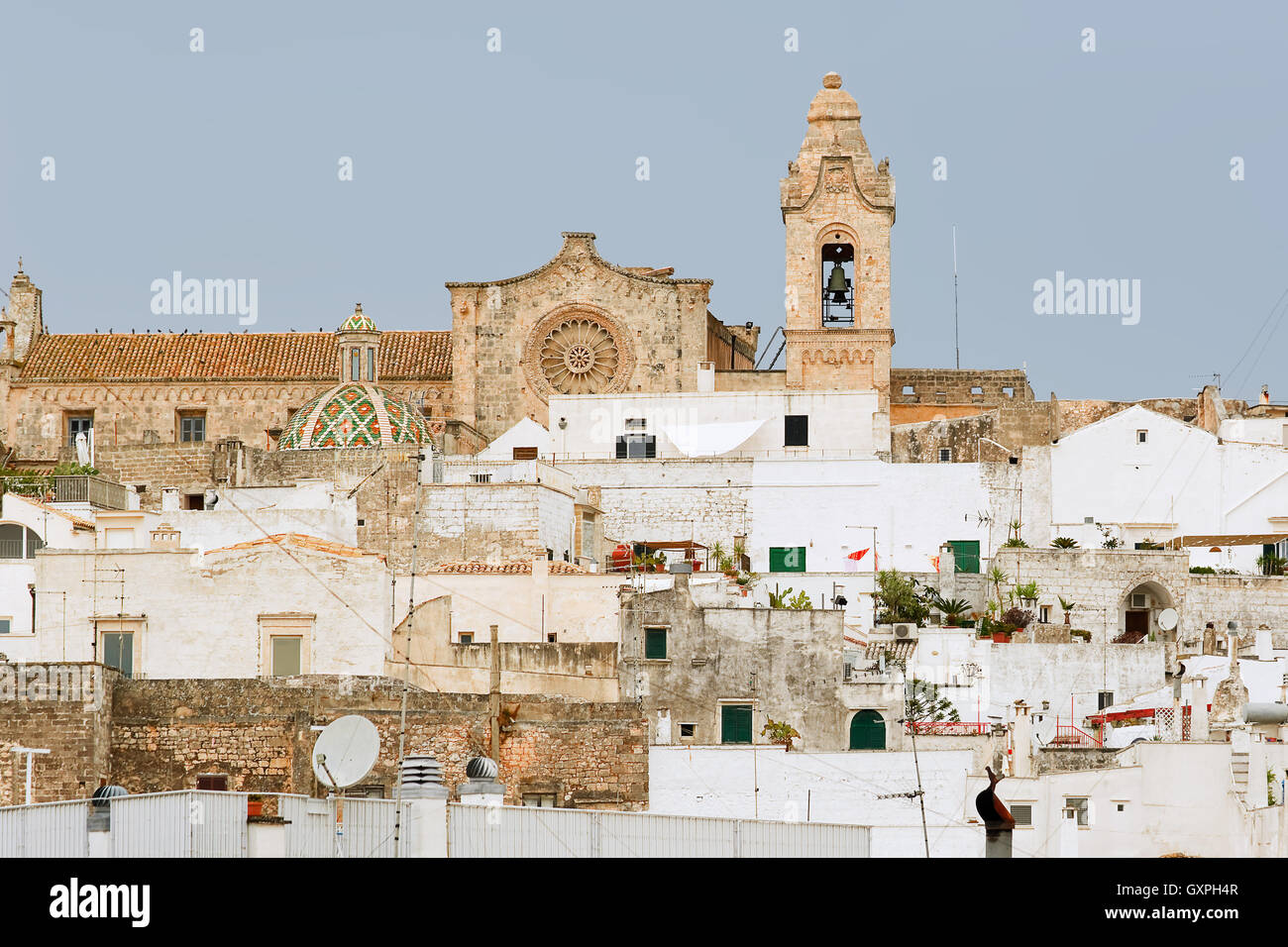 Ostuni, la ville blanche dans southerm Italie Banque D'Images
