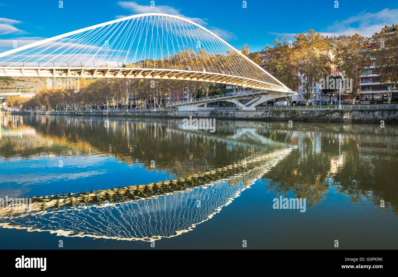 La ville de Bilbao en novembre - coups d'Espagne - Voyage d'Europe Banque D'Images