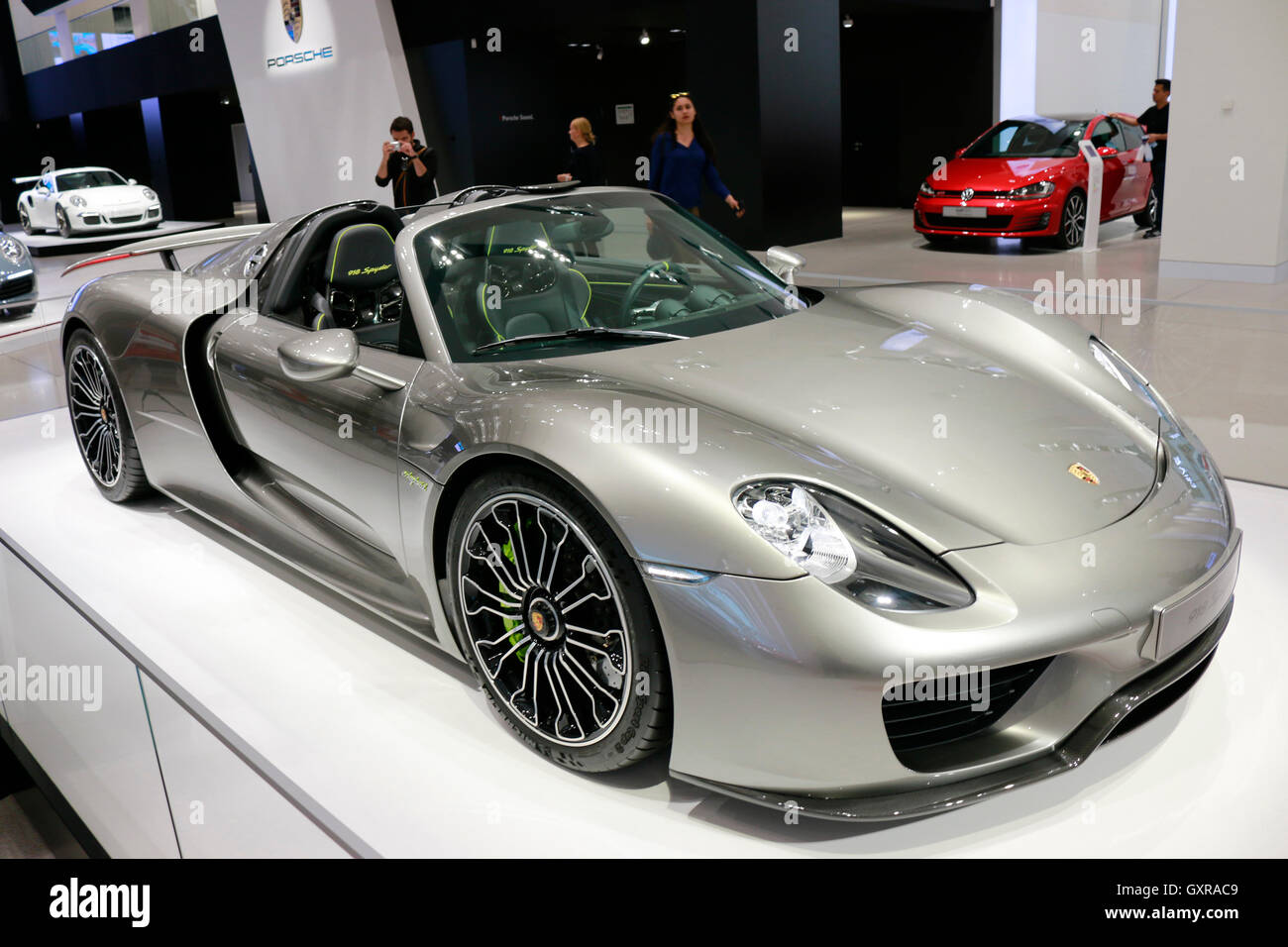 Porsche 918 Spider, Berlin. Banque D'Images