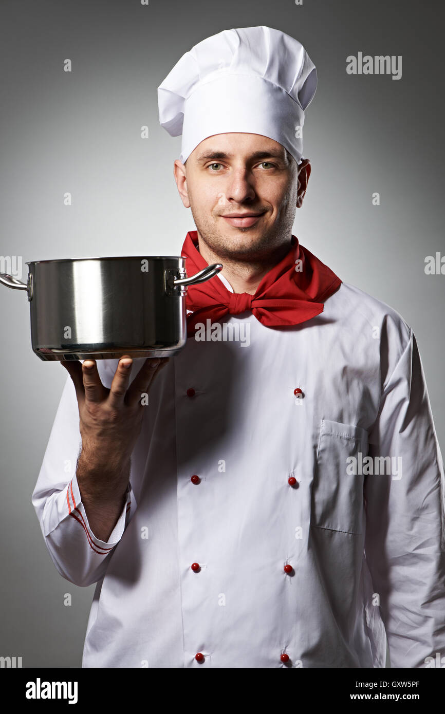 Male chef portrait Banque D'Images