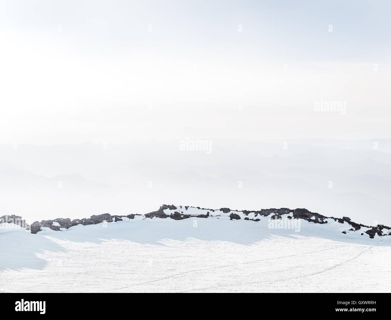 Vue depuis le trek jusqu'Mount Rainier National Park Banque D'Images