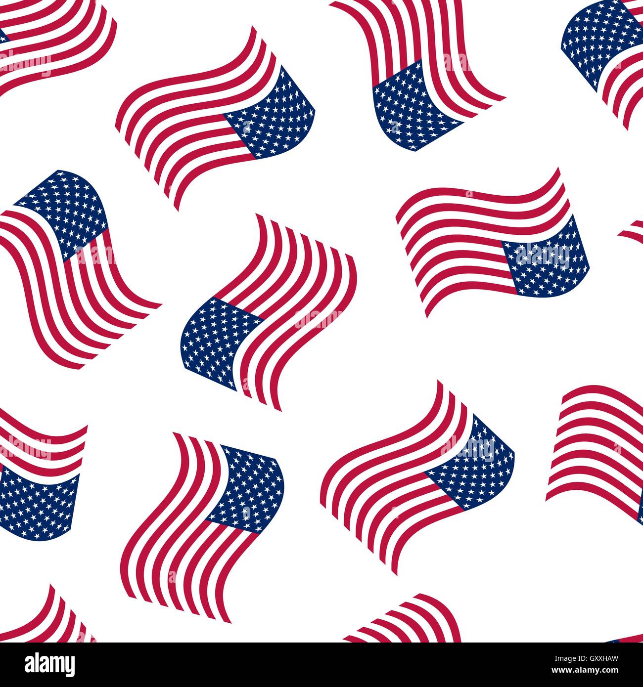 Fond transparent avec le drapeau américain Illustration de Vecteur