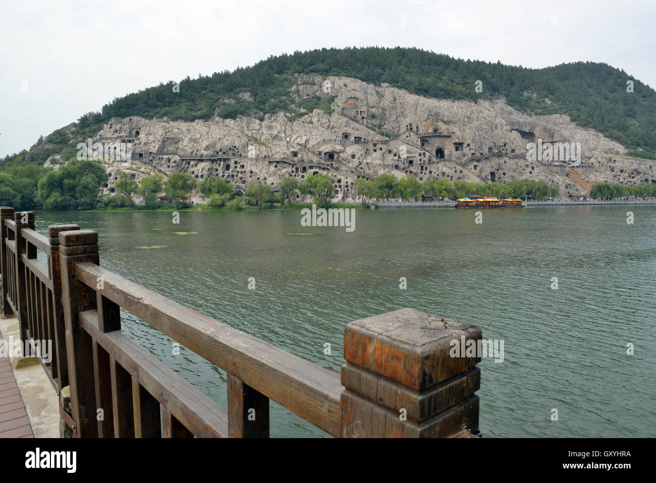 Grottes de Longmen à Luoyang, province du Henan, Chine. 09-Sep-2016 Banque D'Images