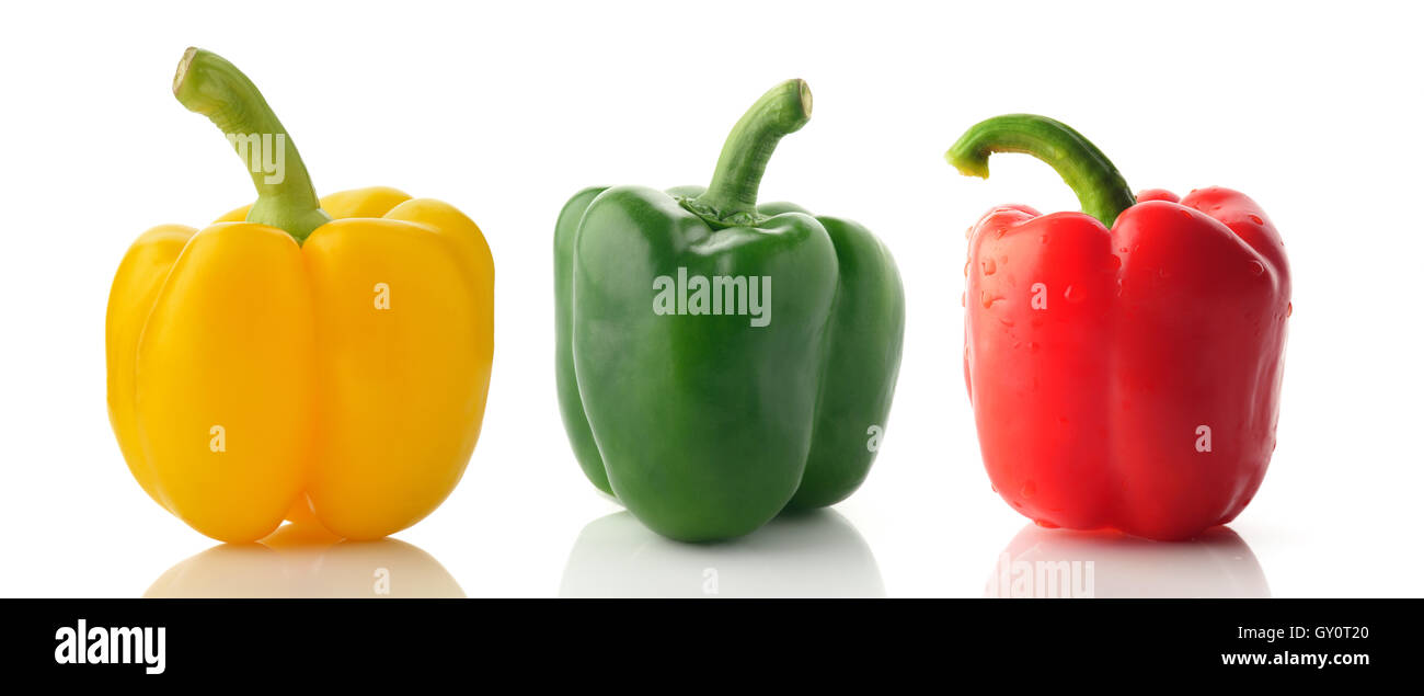 Piments verts et rouges Banque de photographies et d’images à haute ...