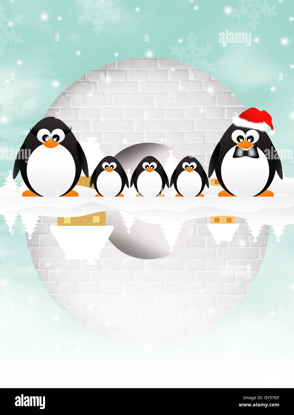 Pingouins Banque D'Images