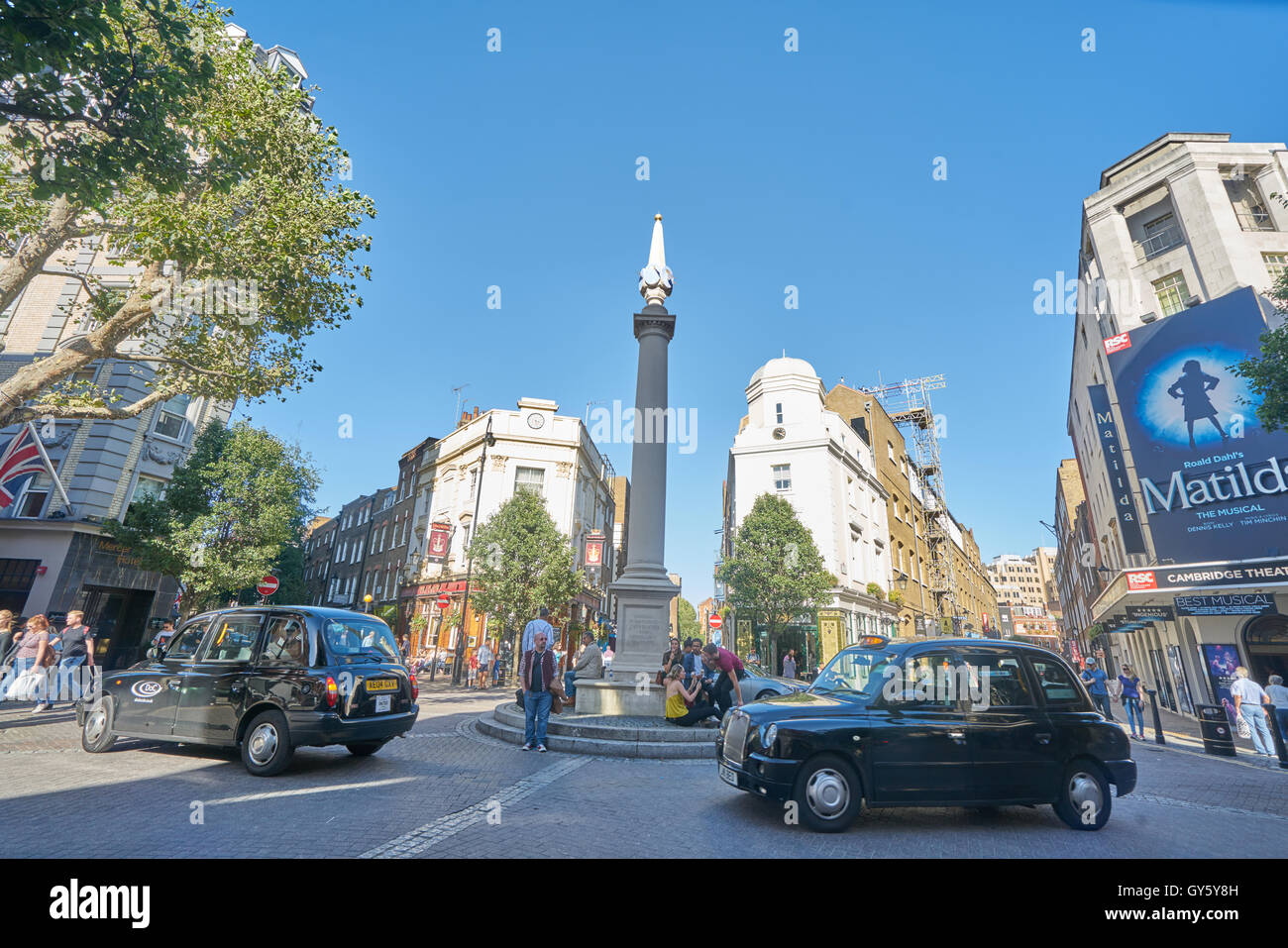 Seven Dials, Covent garden. La vie de la rue. Banque D'Images