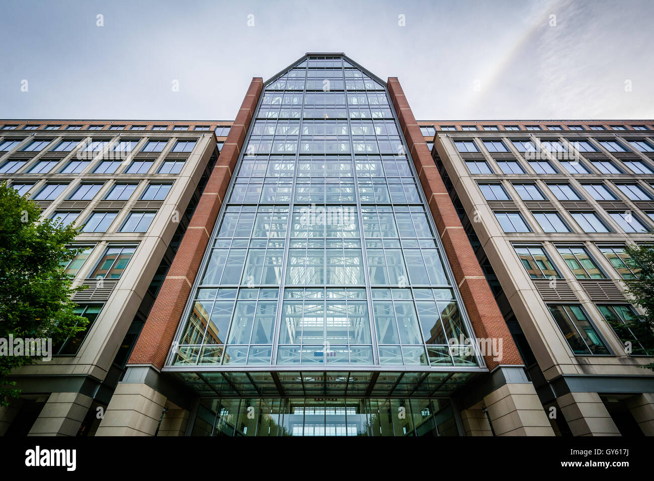 Bâtiment moderne à Alexandria, en Virginie. Banque D'Images
