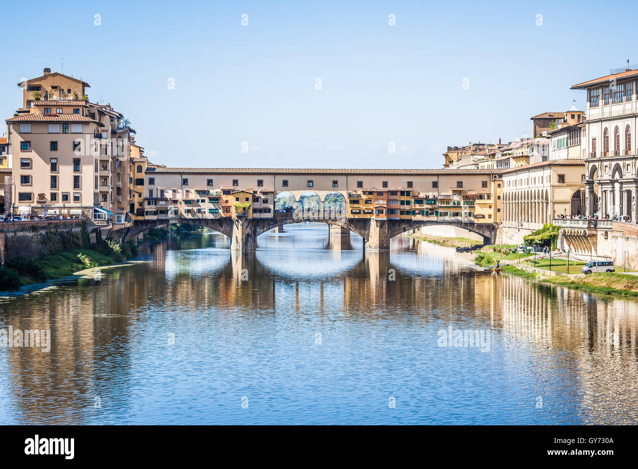 Ponte Vecchio Florence Italie Banque D'Images