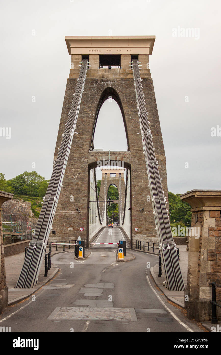 Le pont suspendu de Clifton, Bristol Banque D'Images