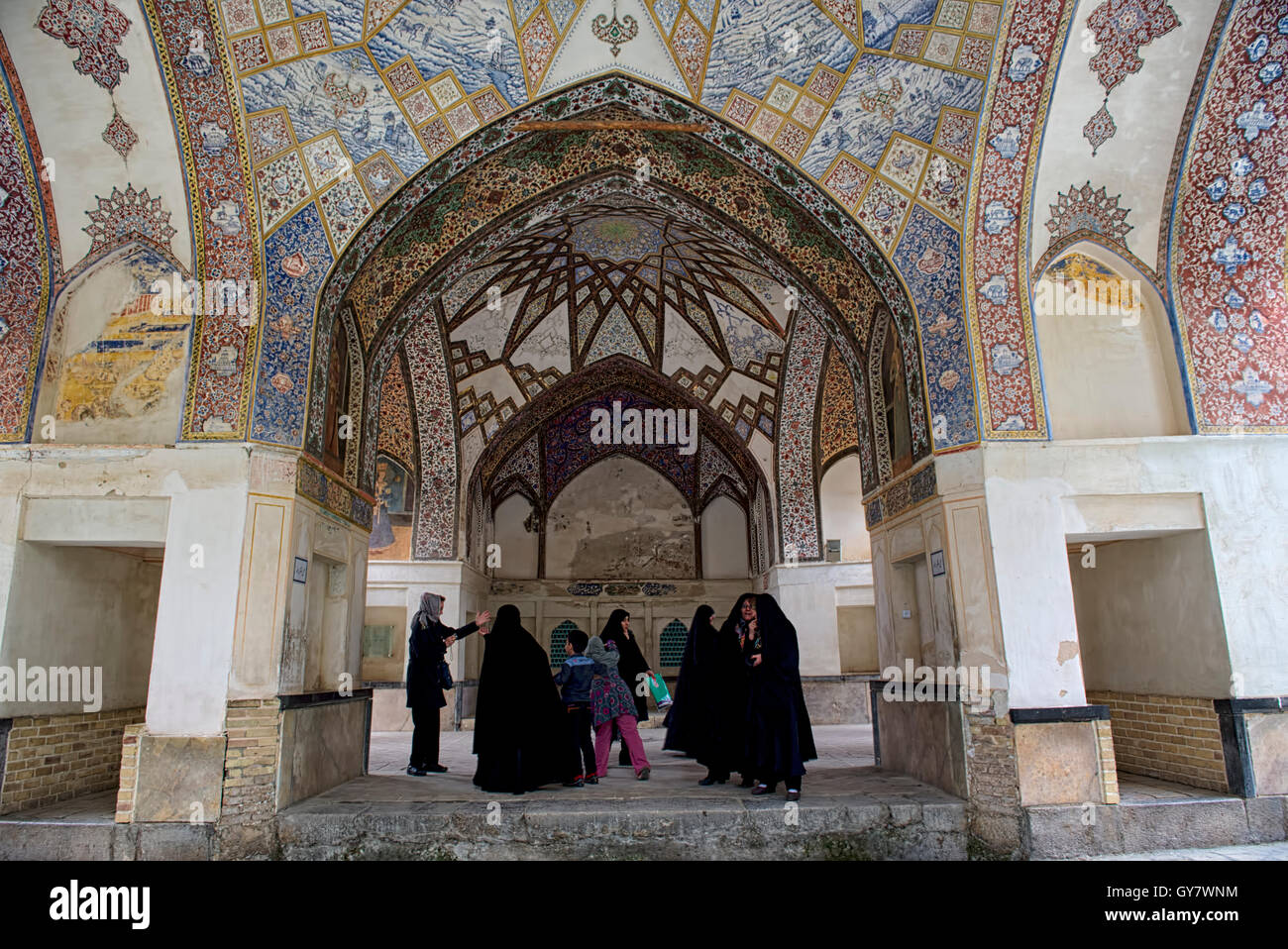 Entrer dans le jardin Fin Banque D'Images