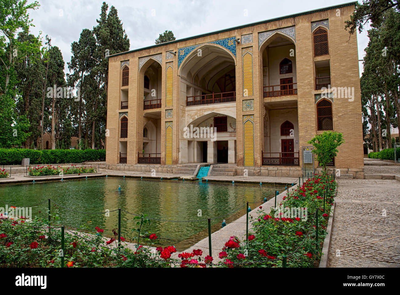 Fin jardin, Kashan Banque D'Images