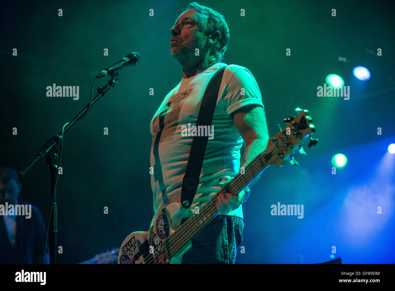 London, UK.17e Septembre, 2016. Peter Hook et la lumière effectuer au London's O2 Kentish Town Forum. Fond tour est composé de chansons de New Order et Joy Division, dans laquelle Peter Hook joué auparavant. Credit : Alberto Pezzali/Alamy Live News Banque D'Images