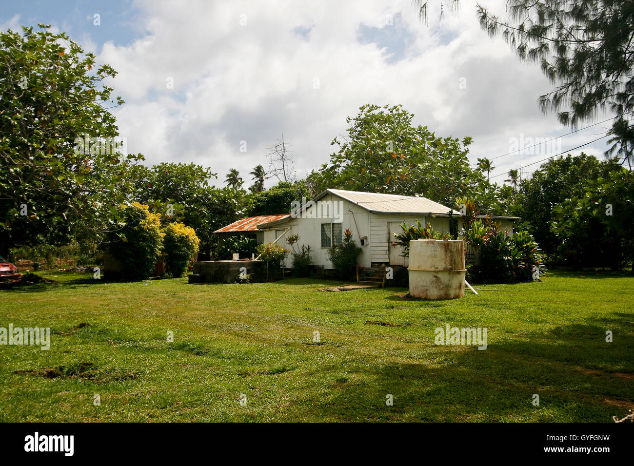 L'île de Lifuka. Haapai, Tonga. Polynésie française Banque D'Images