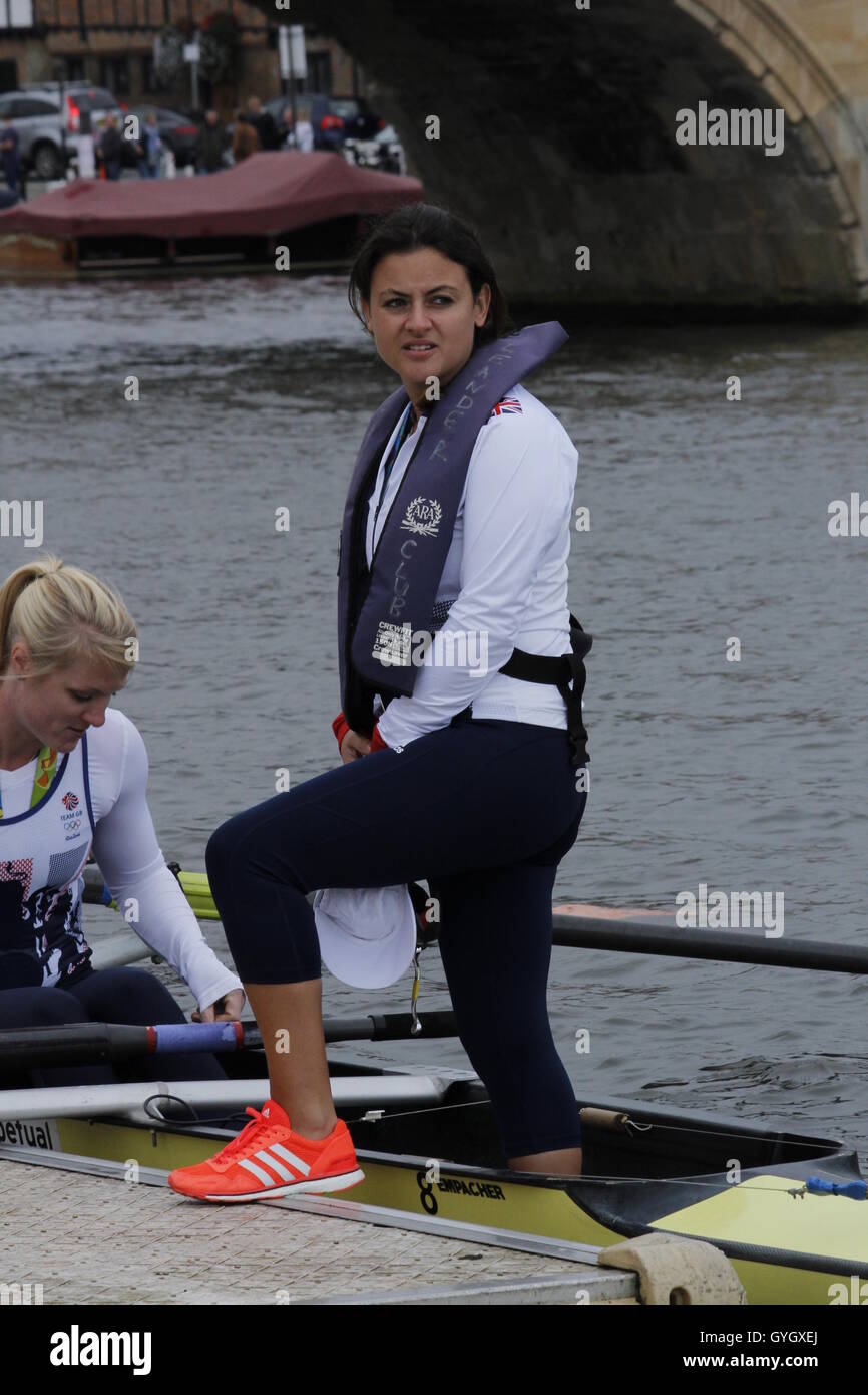 Zoe de Toledo de l'équipe d'aviron de l'équipe Go in Henley on Thames Banque D'Images