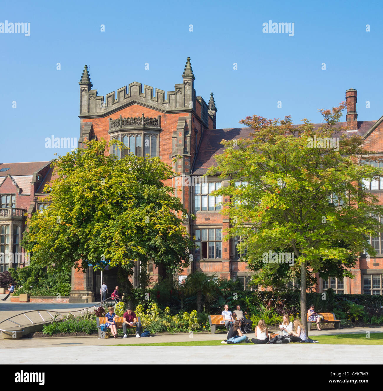 Campus de l'Université de Newcastle. Newcastle upon Tyne. L'Angleterre. UK Banque D'Images